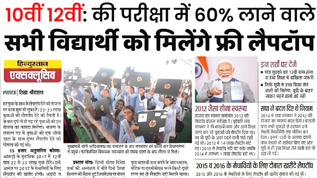 फ्री लैपटॉप योजना 2025