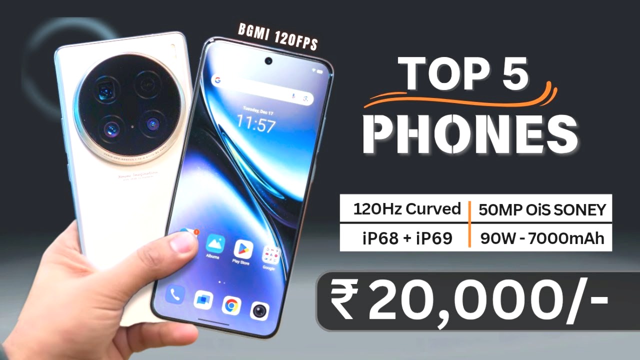 Best 5G Phones Under 20000 in